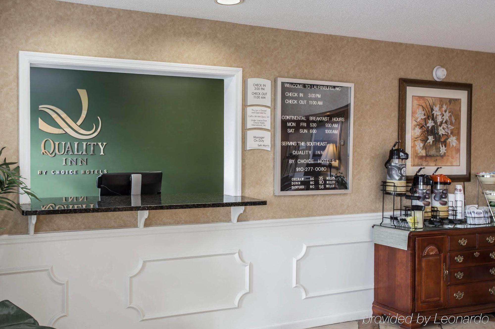 Quality Inn Laurinburg Eksteriør bilde